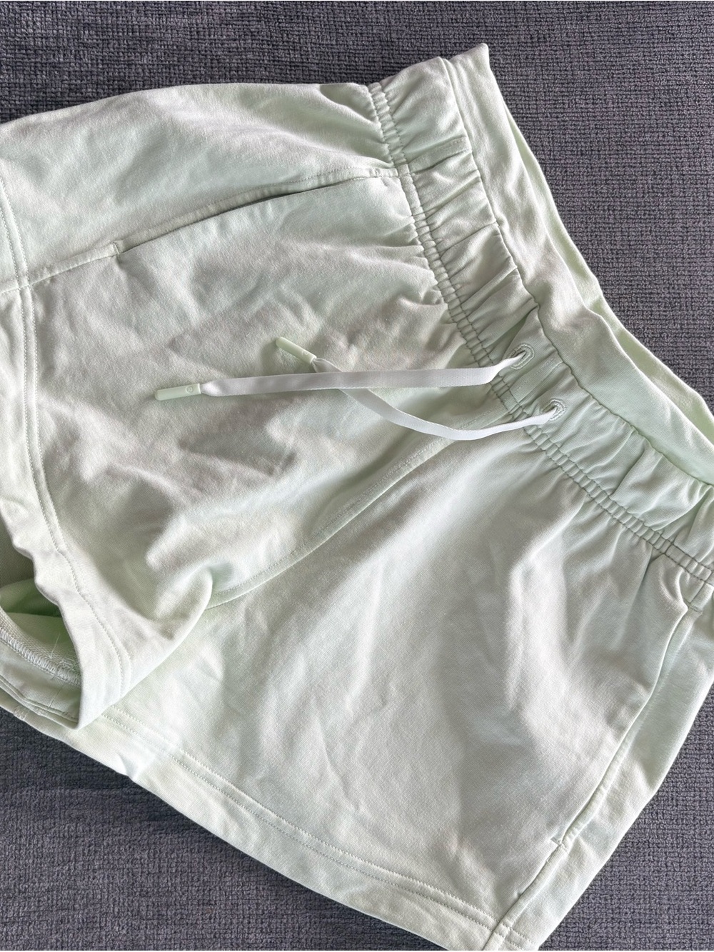 lululemon athletica Pale Mint Drawstring Athletic Shorts